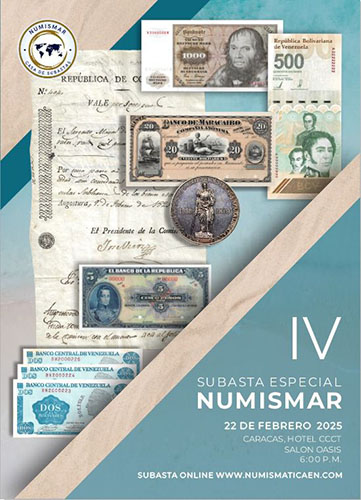 Poster of the IV Numismatic and Collecting Convention Numismar, February 2025