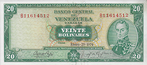 Diseño D, Tipo A. Fecha Enero 29 1974. Serie B8