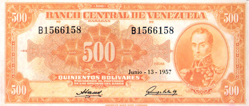 Design C, Type B. Date Junio 13 1957. Serie B7