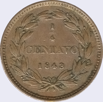 Design A, Type A. Date 1843