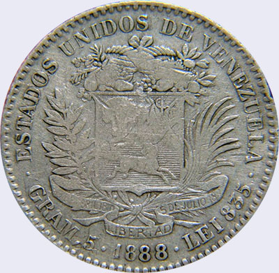 Design A, Type A. Date 1888