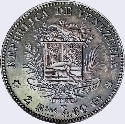 Diseño A, Tipo A. Fecha 1858