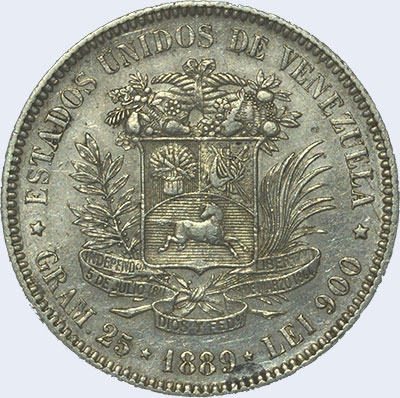 Diseño A, Tipo A. Fecha 1889