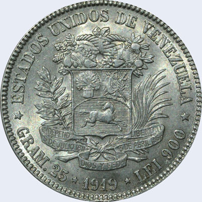 Diseño A, Tipo B. Fecha 1919