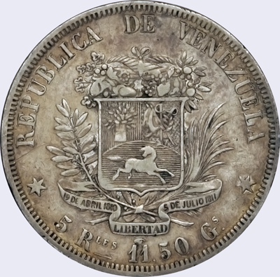 Diseño A, Tipo A. Fecha 1858