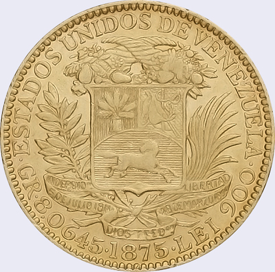 Diseño A, Tipo A. Fecha 1875